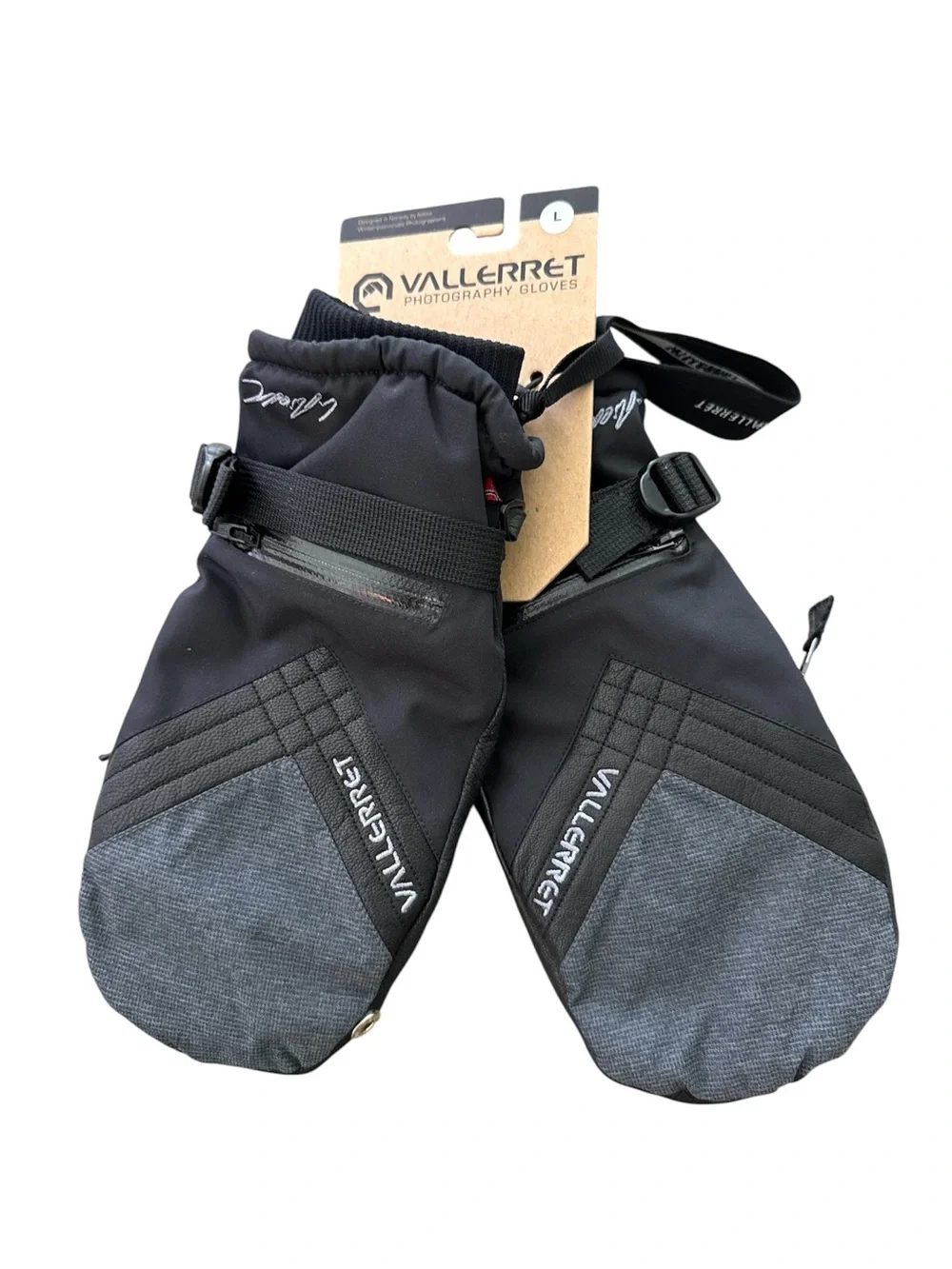 Vallerret Skadi Mitt Photography Gloves Black Size Large Unisex New With Tag